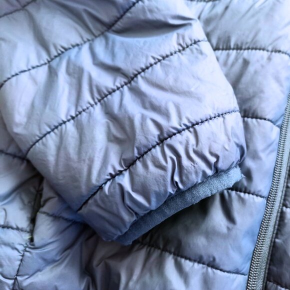 Aereal Blue Hooded Puffer Jacket – Kids Size 12 - Picture 6 of 11